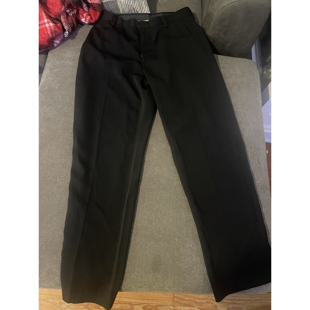 Kenneth Cole Reaction Straight Leg Black Dress Pants Size 31